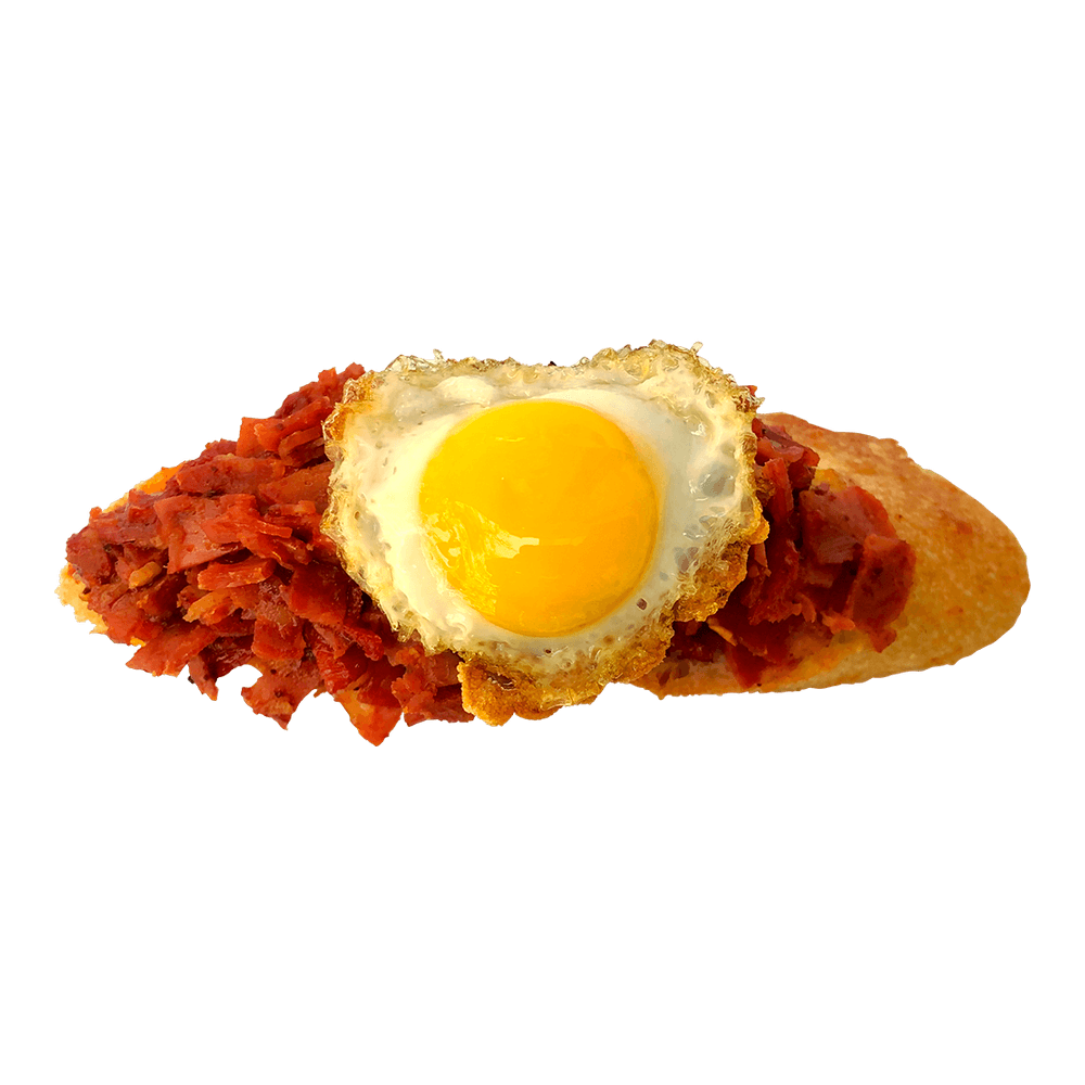 Pintxo Cojonudo (チョリソとうずら卵のピンチョス)