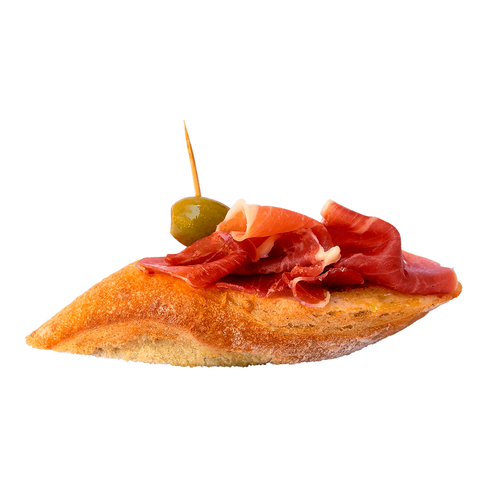 Pintxo Ibérico (セラーノハムのピンチョス)