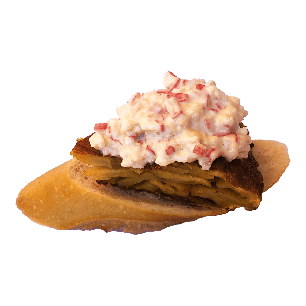 Pintxo Kutz (トルティージャとかにかまのピンチョス)