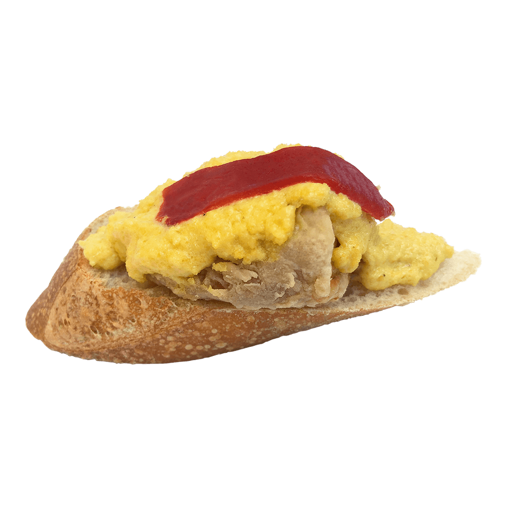Pintxo Merluzo (メルルーサ詰めピーマンのピンチョス)
