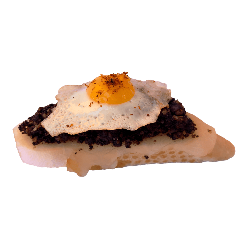 Pintxo Messi (りんごとブラッドソーセージのピンチョス)