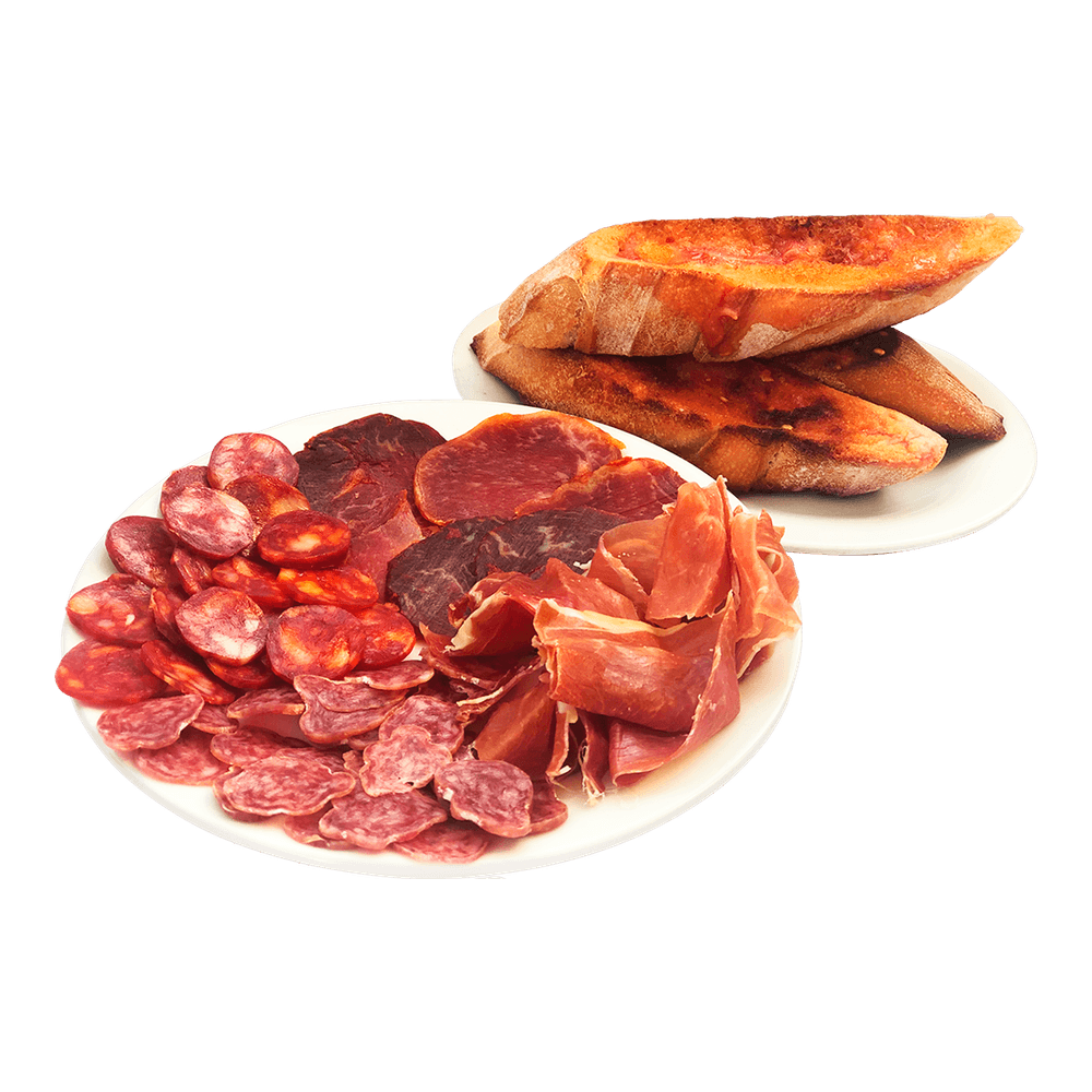 Fusta d'embotits (スペイン冷製肉盛り合わせ)